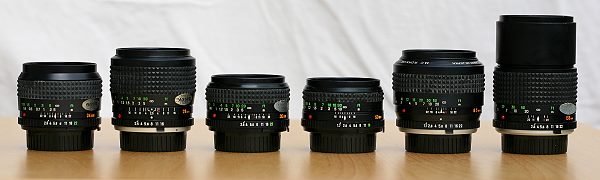 Minolta-Objektive ("Rokkore") 24-135 mm